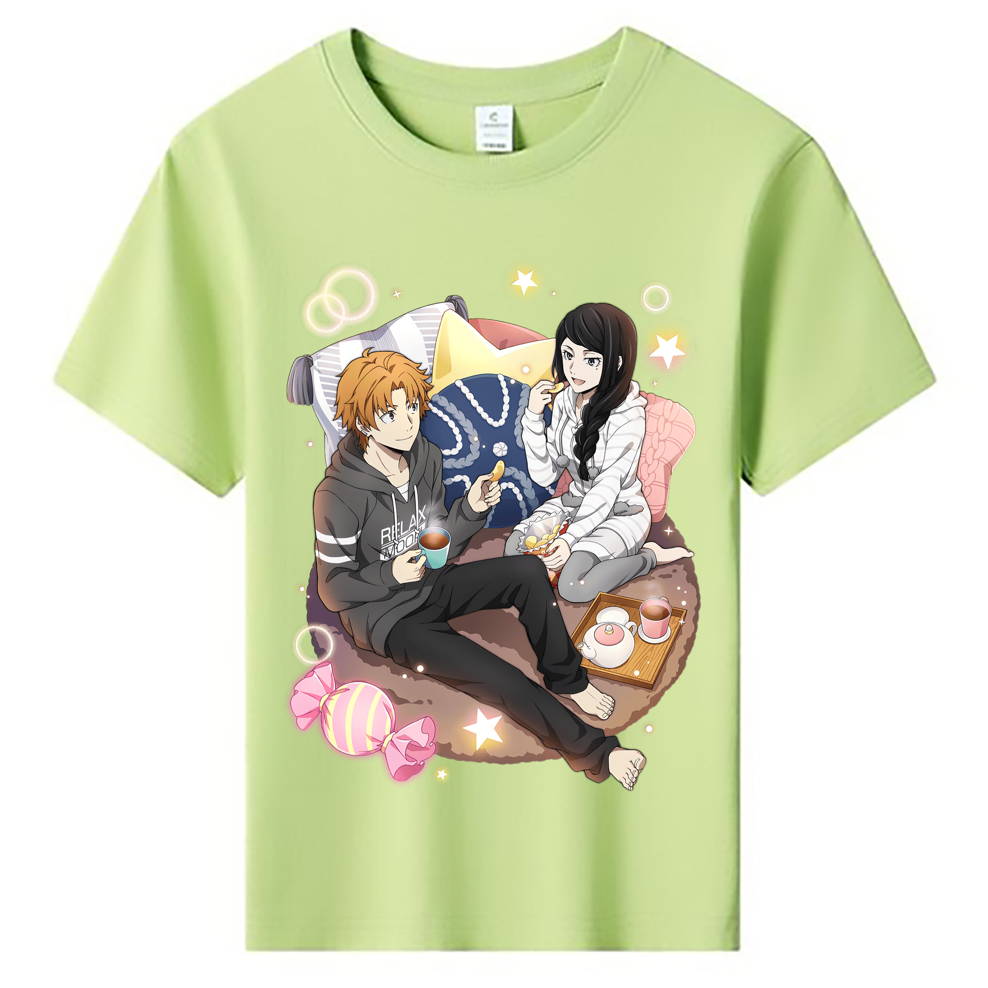 （画像用） 文豪ストレイドッグス Bungo Stray Dogs 綿100％キッズTシャツ（フロントプリント）